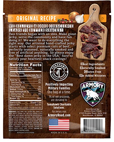 Amrory Rd Original Beef Jerky 4/Pack